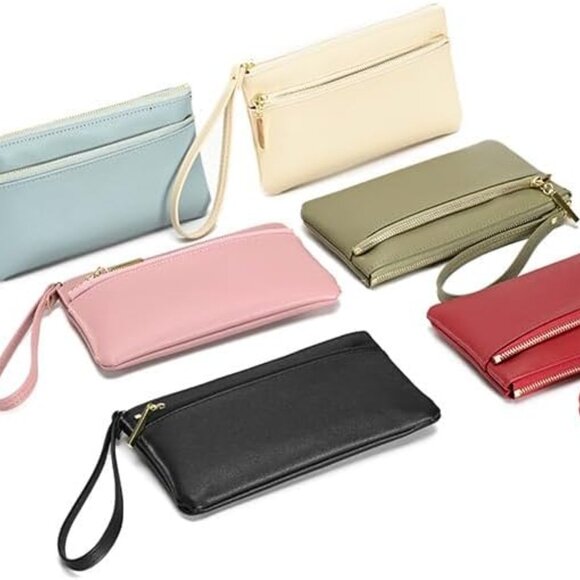 Lightweight PU Leather Wristlet Wallet for Women - Perfect for Daily Use - Picture 7 of 7